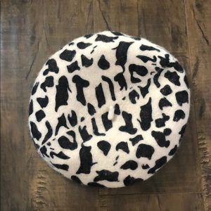 Briston Leopard Beret